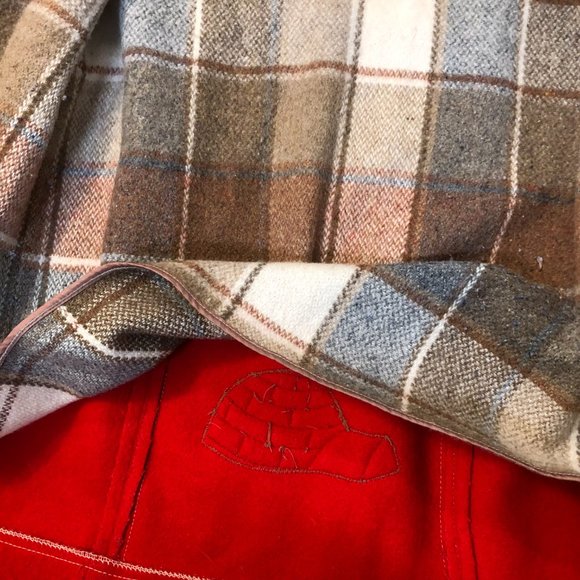 Red vintage wool coat - Picture 10 of 10